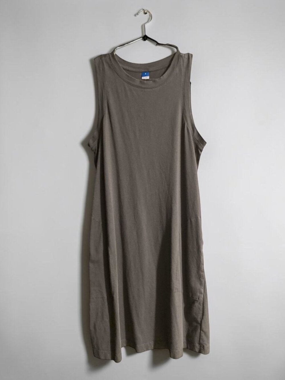 Old Navy Gray Sleeveless Mini T Shirt Dress with Pockets Small EUC